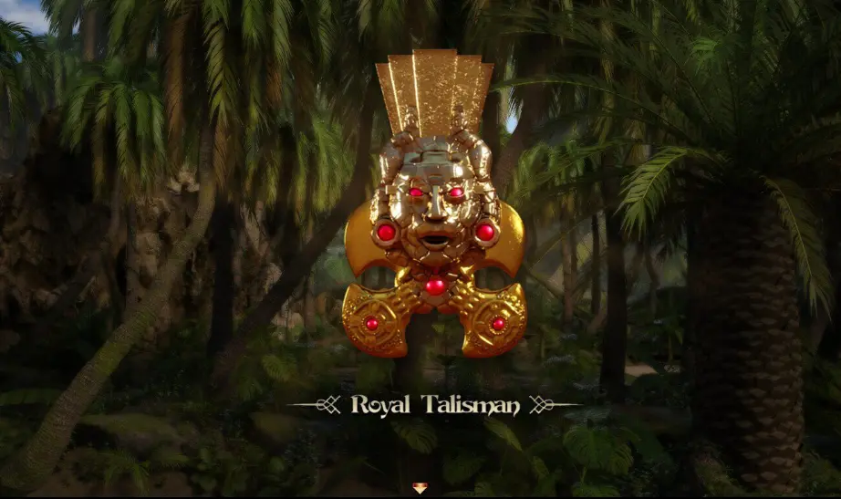 Treasure of Nadia Royal Talisman